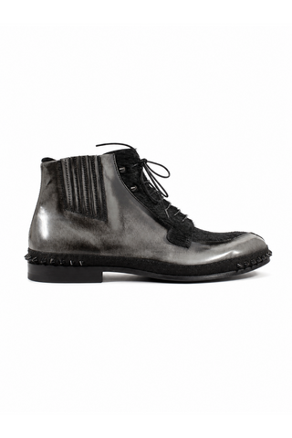 Cesare Paciotti Magic Old Antrac Pony Boots (CPM2533)-AmbrogioShoes