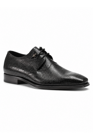 Cesare Paciotti Magic Old Black R Leather Oxfords (CPM2587)
