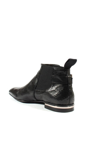 Cesare Paciotti Nappa Rete Black Leather Boots (CPM2528)