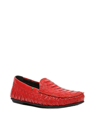 Cesare Paciotti Nappa Soft Red Moccassins (CPM5329)-AmbrogioShoes