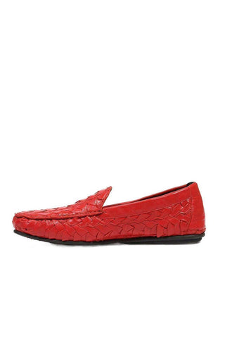 Cesare Paciotti Nappa Soft Red Moccassins (CPM5329)-AmbrogioShoes