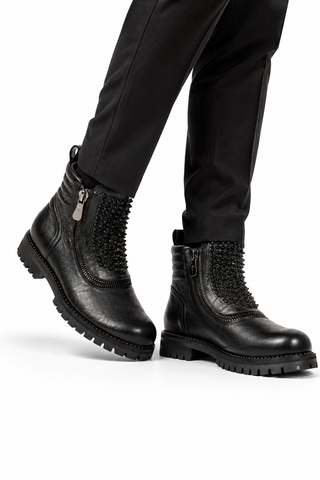 Cesare Paciotti Nilo Black An Leather Boots (CPM2532)-AmbrogioShoes