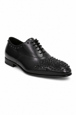Cesare Paciotti Old Paint Black Oxfords (CPM2500)-AmbrogioShoes