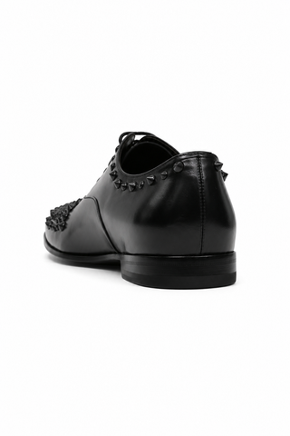 Cesare Paciotti Old Paint Black Oxfords (CPM2500)