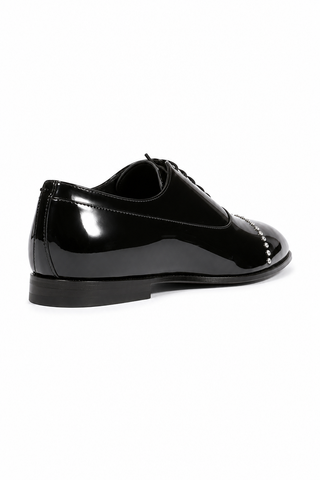 Cesare Paciotti Oxfords Patent Calf Black Formal Tuxedo Designer Formal Shoes (CPM5465)-AmbrogioShoes