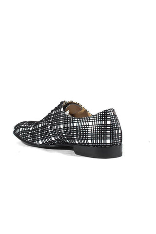 Cesare Paciotti Panello Flok Bian / Nero Leather Oxfords (CPM2651)