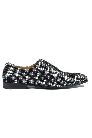 Cesare Paciotti Panello Flok Bian / Nero Leather Oxfords (CPM2651)-AmbrogioShoes