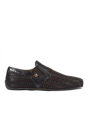 Cesare Paciotti Pannelo Black Leather Loafers (CPM2638)