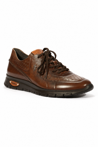 Cesare Paciotti Sneakers 4US Brown Ghost Terra (CPM5405)-AmbrogioShoes