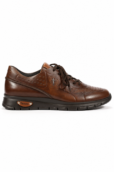 Cesare Paciotti 4US Brown Ghost Terra Men's Italian Sneakers