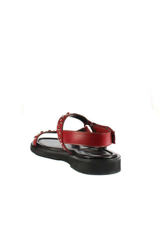 Cesare Paciotti Suede & Leather Buckle Sandal