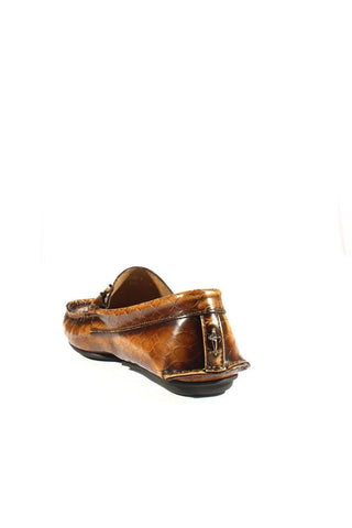 Cesare Paciotti Two-Tone Brown Leather Moccasins (CPM2350)