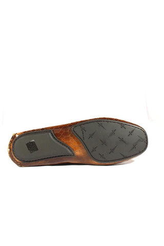 Cesare Paciotti Two-Tone Brown Leather Moccasins (CPM2350)
