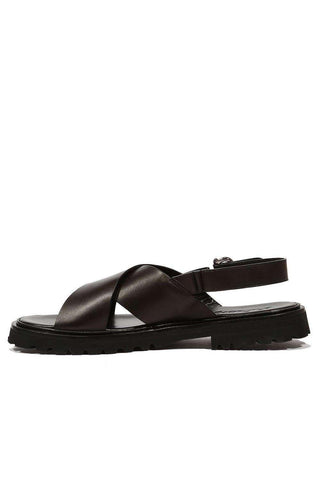 Cesare Paciotti Vacchetta Black Sandals (CPM5102)-AmbrogioShoes