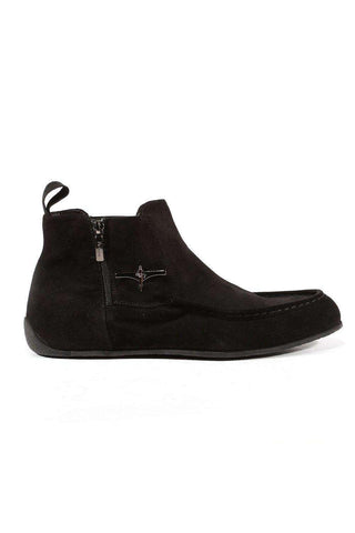 Cesare Paciotti Vit Cam Black Suede Boots (CPM3055)-AmbrogioShoes