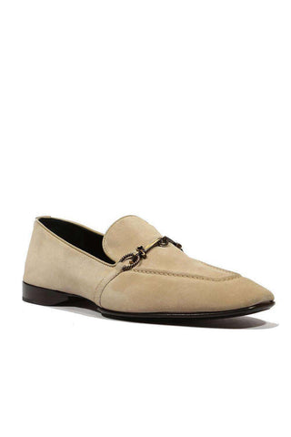 Cesare Paciotti Vit Camoscio Beige Sand Loafers (CPM5109)-AmbrogioShoes