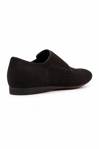 Cesare Paciotti Vit Camoscio Black Loafers (CPM5343)-AmbrogioShoes