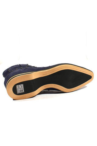 Cesare Paciotti Vit Camoscio Blue Suede Boots (CPM2409)-AmbrogioShoes
