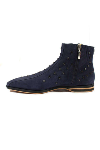 Cesare Paciotti Vit Camoscio Blue Suede Boots (CPM2409)