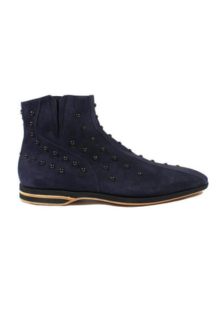 Cesare Paciotti Vit Camoscio Blue Suede Boots (CPM2409)