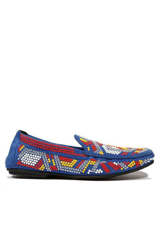 Cesare Paciotti Vit Camoscio Denim Blue Denim Loafers (CPM5128)-AmbrogioShoes