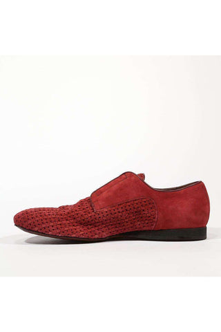 Cesare Paciotti Vit Camoscio Prugna Burgundy Loafers (CPM5342)-AmbrogioShoes