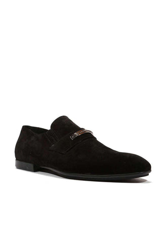 Cesare Paciotti Vit Camoscio SL Black Loafers (CPM5146)-AmbrogioShoes