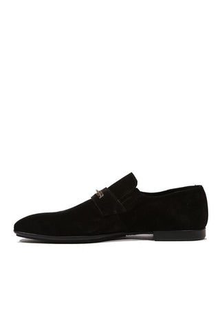 Cesare Paciotti Vit Camoscio SL Black Loafers (CPM5146)-AmbrogioShoes