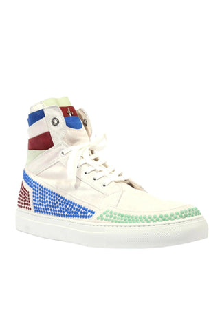 Cesare Paciotti Vit Camoscio Teal Maroon Blue Sneakers (CPM5130)