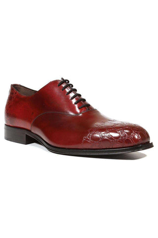 Cesare Paciotti Vit Corsaro Burgundy Oxfords (CPM5007)-AmbrogioShoes