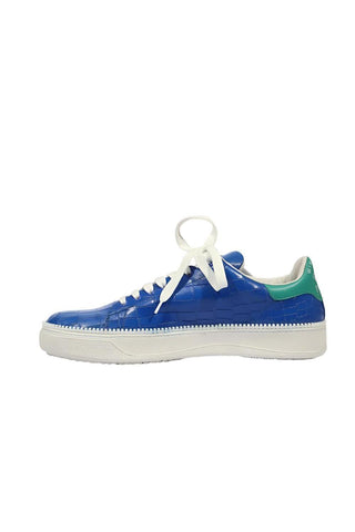 Cesare Paciotti Wimbledon Cocco Lux Denim Blue Sneakers (CPM5346)