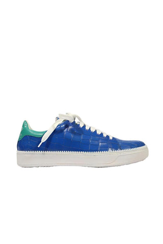 Cesare Paciotti Wimbledon Cocco Lux Denim Blue Sneakers (CPM5346)-AmbrogioShoes
