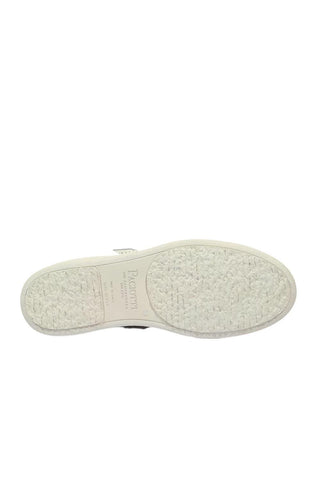 Cesare Paciotti Wimbledon Nappa Bianco Patent White Green Sneakers (CPM5120)-AmbrogioShoes