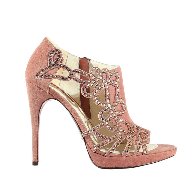 Cesare Paciotti Women's Designer Shoes Diamond Studded Rose (CPW570)-AmbrogioShoes