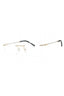 C01 - Shiny Gold/Silver / Clear Lens