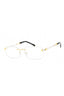 C01 - Shiny Gold / Clear Lens