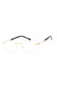 C03 - Shiny Gold/Silver / Clear Lens