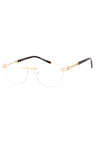 C01 - Shiny Gold / Clear Lens
