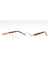 C01 - Shiny Gold Tortoise / Clear Lens