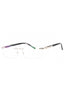 C02 - Shiny Silver/Grey Horn / Clear Lens