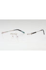 C02 - Shiny Silver/Grey Horn / Clear Lens