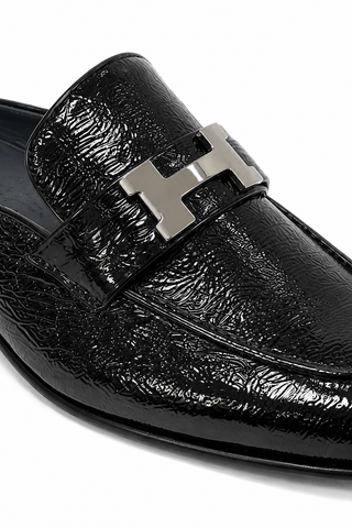 Corrente 3890V Vita Leather Mule - Black