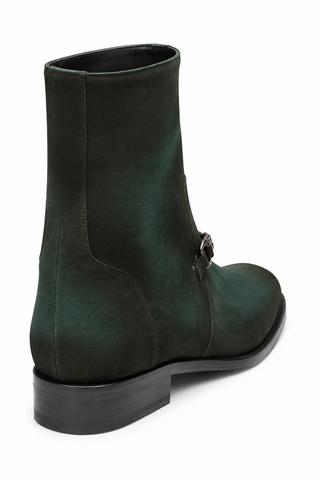 Mezlan Mystic Suede Horse-Bit Boot