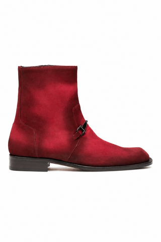 Mezlan Mystic Suede Horse-Bit Boot