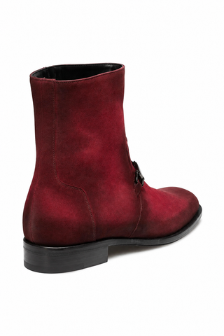Mezlan Mystic Suede Horse-Bit Boot