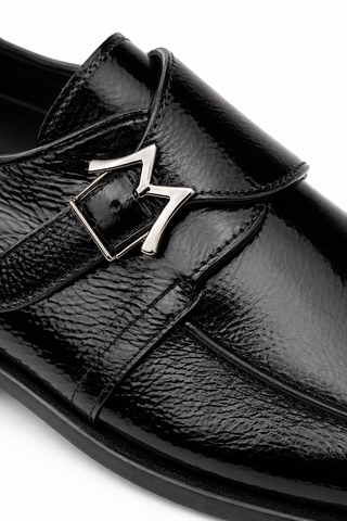 Mezlan Afton Textured Leather Single Monk-Strap