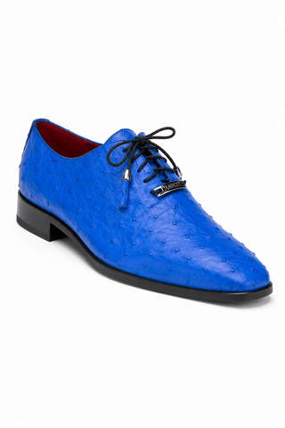 Marco Di Milano Criss Ostrich Whole-Cut Oxford - Electric Blue