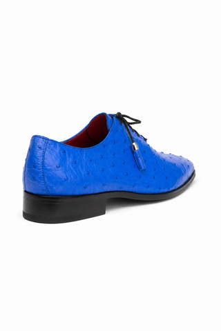 Marco Di Milano Criss Ostrich Whole-Cut Oxford - Electric Blue