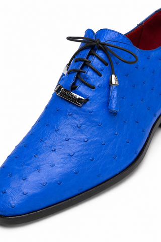 Marco Di Milano Criss Ostrich Whole-Cut Oxford - Electric Blue