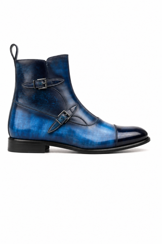 Ambrogio Firenze Patina Double Monk Boot